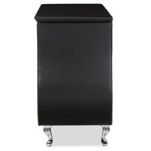 Load image into Gallery viewer, Baxton Studio Enzo Modern and Contemporary Black Faux Leather 6-Drawer Dresser
