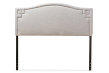 Load image into Gallery viewer, Baxton Studio Aubrey Modern and Contemporary Grayish Beige Fabric Upholstered King Size Headboard
