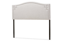 Load image into Gallery viewer, Baxton Studio Aubrey Modern and Contemporary Grayish Beige Fabric Upholstered King Size Headboard
