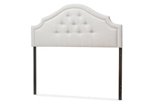 Load image into Gallery viewer, Baxton Studio Cora Modern and Contemporary Grayish Beige Fabric Upholstered Full Size Headboard
