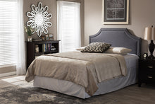Load image into Gallery viewer, Baxton Studio Avignon Modern and Contemporary Dark Grey Fabric Upholstered King Size Headboard
