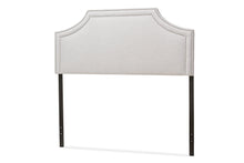 Load image into Gallery viewer, Baxton Studio Avignon Modern and Contemporary Grayish Beige Fabric Upholstered Full Size Headboard
