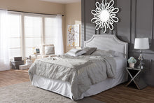 Load image into Gallery viewer, Baxton Studio Avignon Modern and Contemporary Grayish Beige Fabric Upholstered Queen Size Headboard
