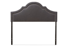 Load image into Gallery viewer, Baxton Studio Rita Modern and Contemporary Dark Grey Fabric Upholstered Full Size Headboard

