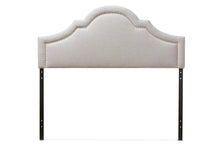 Load image into Gallery viewer, Baxton Studio Rita Modern and Contemporary Grayish Beige Fabric Upholstered King Size Headboard
