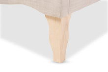 Load image into Gallery viewer, Baxton Studio Fannie French Classic Modern Style Beige Linen Fabric Full Size Platform Bed
