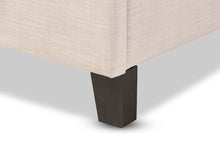 Load image into Gallery viewer, Baxton Studio Lea Modern and Contemporary Beige Mix-Linen Queen Size Storage Platform Bed
