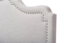 Load image into Gallery viewer, Baxton Studio Nadeen Modern and Contemporary Greyish Beige Fabric Queen Size Headboard
