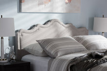 Load image into Gallery viewer, Baxton Studio Nadeen Modern and Contemporary Greyish Beige Fabric Full Size Headboard
