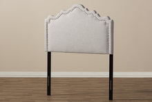 Load image into Gallery viewer, Baxton Studio Nadeen Modern and Contemporary Greyish Beige Fabric Twin Size Headboard

