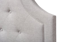 Load image into Gallery viewer, Baxton Studio Mars Modern and Contemporary Greyish Beige Fabric Twin Size Headboard
