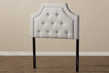 Load image into Gallery viewer, Baxton Studio Mars Modern and Contemporary Greyish Beige Fabric Twin Size Headboard

