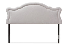 Load image into Gallery viewer, Baxton Studio Avery Modern and Contemporary Greyish Beige Fabric Queen Size Headboard
