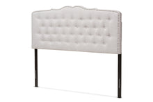 Load image into Gallery viewer, Baxton Studio Lucy Modern and Contemporary Greyish Beige Fabric King Size Headboard
