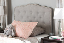 Load image into Gallery viewer, Baxton Studio Lucy Modern and Contemporary Greyish Beige Fabric Twin Size Headboard
