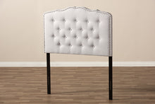Load image into Gallery viewer, Baxton Studio Lucy Modern and Contemporary Greyish Beige Fabric Twin Size Headboard
