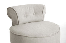 Load image into Gallery viewer, Baxton Studio Millani Beige Linen Modern Lounge Stool
