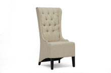 Load image into Gallery viewer, Baxton Studio Vincent Beige Linen Modern Accent Chair
