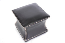 Load image into Gallery viewer, Baxton Studio Ellastone Dark Brown Modern Leather Ottoman
