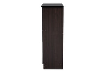 Load image into Gallery viewer, Baxton Studio Colburn Modern and Contemporary 5-Drawer Dark Brown Finish Wood Tallboy Storage Chest
