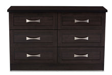 Load image into Gallery viewer, Baxton Studio Colburn Modern and Contemporary 6-Drawer Dark Brown Finish Wood Storage Dresser
