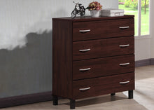 Load image into Gallery viewer, Baxton Studio Maison Modern and Contemporary Oak Brown Finish Wood 4-Drawer Storage Chest
