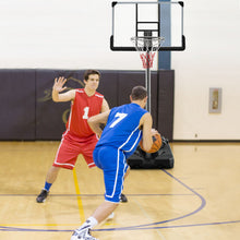 Load image into Gallery viewer, Basketball Hoop with 5.4-6.6FT Adjustable Height and 50&quot; Backboard-Black
