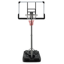 Load image into Gallery viewer, Basketball Hoop with 5.4-6.6FT Adjustable Height and 50&quot; Backboard-Black
