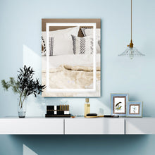 Load image into Gallery viewer, 32 Inch x 24 Inch Bathroom Anti-Fog Wall Mirror with Colorful Light
