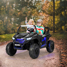 Load image into Gallery viewer, 12V 2-Seater Kids Ride on UTV with Slow Start Function Music-Black
