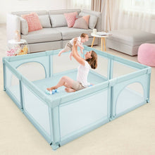 Load image into Gallery viewer, Large Infant Baby Playpen Safety Play Center Yard with 50 Ocean Balls-Blue
