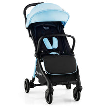 Load image into Gallery viewer, One-Hand Folding Portable Lightweight Baby Stroller with Aluminum Frame-Blue
