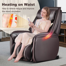 Load image into Gallery viewer, Full Body Zero Gravity Massage Chair with Pillow-Brown
