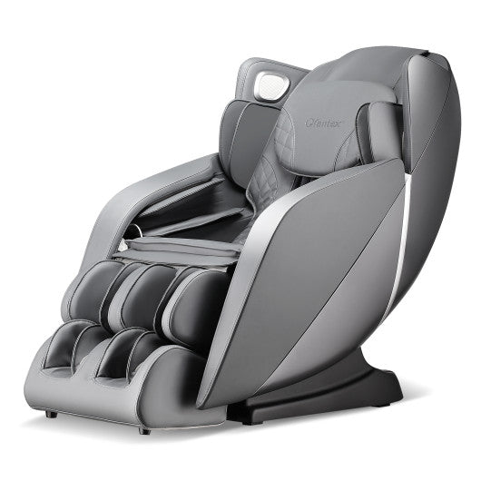 Full Body Zero Gravity Massage Chair with SL Track Airbags Heating-Gray