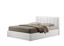 Load image into Gallery viewer, Baxton Studio Templemore White Leather Contemporary Queen-Size Bed
