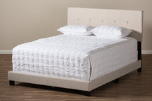 Load image into Gallery viewer, Baxton Studio Hampton Modern and Contemporary Light Beige Fabric Upholstered Full Size Bed
