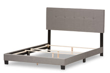 Load image into Gallery viewer, Baxton Studio Hampton Modern and Contemporary Light Grey Fabric Upholstered Full Size Bed
