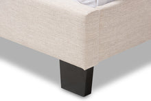 Load image into Gallery viewer, Baxton Studio Cassandra Modern and Contemporary Light Beige Fabric Upholstered Full Size Bed
