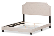 Load image into Gallery viewer, Baxton Studio Willis Modern and Contemporary Light Beige Fabric Upholstered Full Size Bed
