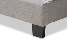 Load image into Gallery viewer, Baxton Studio Willis Modern and Contemporary Light Grey Fabric Upholstered Full Size Bed
