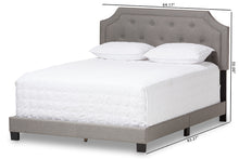 Load image into Gallery viewer, Baxton Studio Willis Modern and Contemporary Light Grey Fabric Upholstered Full Size Bed
