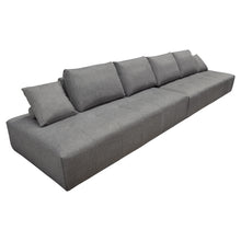 Load image into Gallery viewer, Cloud 2PC Lounge Seating Platforms with Moveable Backrest Supports in Space Grey Fabric by Diamond Sofa
