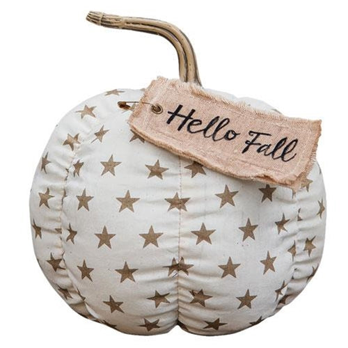 Hello Fall Star Pumpkin (Pack of 2)