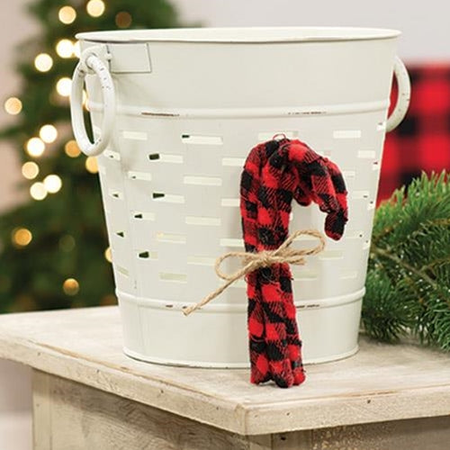 4/Set Buffalo Check Candy Canes (Pack of 2)