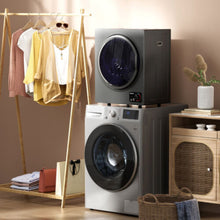 Load image into Gallery viewer, 1.5 Cu .ft Clothes Dryer with with Stainless Steel Wall Mount-Gray
