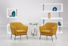 Load image into Gallery viewer, DEKO Polished Stainless Steel Round Accent Table w/ Clear, Tempered Glass Top by Diamond Sofa
