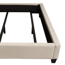 Load image into Gallery viewer, Devon Grid Tufted Eastern King Bed in Sand Fabric by Diamond Sofa
