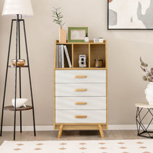 Load image into Gallery viewer, 4-Drawer Dresser with 2 Anti-Tipping Kits for Bedroom-Natural
