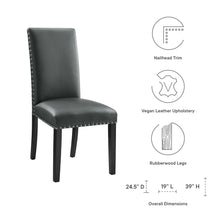 Load image into Gallery viewer, Parcel Dining Faux Leather Side Chair by Modway
