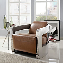 Load image into Gallery viewer, Trip Leather Lounge Chair by Modway
